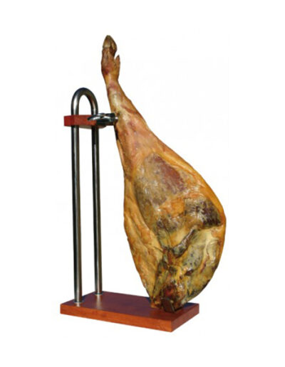 soporte jamonero vertical madera haya simulacion